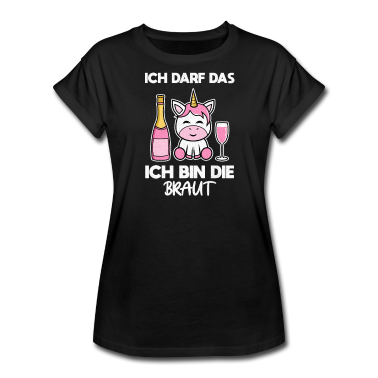 Einhörner T-Shirt - Einhorn Junggesellinnenabschied Team Braut