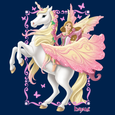 Motiv Schleich bayala Feya reitet auf steigendem Pegasus