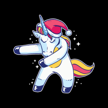 Motiv Weihnachts Einhorn