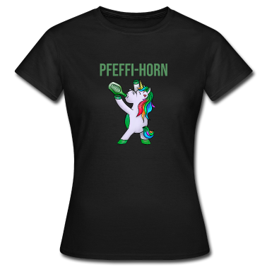 Einhörner T-Shirt - Pfeffi Party Shirt mit Einhorn