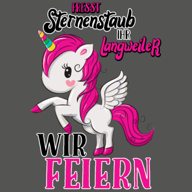Motiv Einhorn JGA-Shirt Junggesellinnenabschied Unicorn