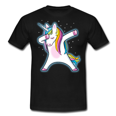 Einhörner T-Shirt - Dabbing Einhorn Geschenkidee Dabbing Unicorn