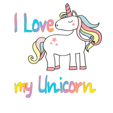Motiv Ich liebe mein Einhorn