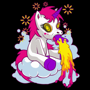 Motiv EINHORN - UNicorn - Kotzendes Einhorn