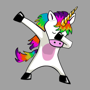 Motiv Einhorn Dab Dabbing Donut