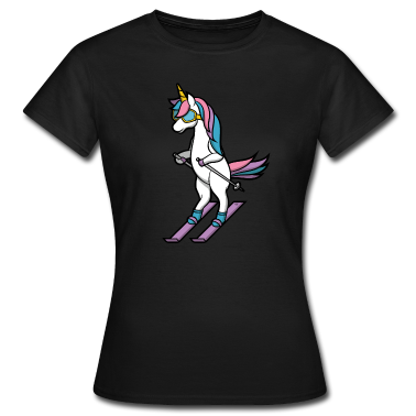 Einhörner T-Shirt - Apres Ski Party Crew Einhorn Skifahren hüttengaudi