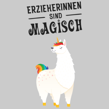 Motiv Erzieherinnen Sind Magisch - Lama Einhorn