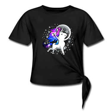 Einhörner T-Shirt - Einhorn Unicorn Astronaut Pony Weltraum Raumschiff