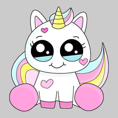 Motiv Suesses Baby Einhorn