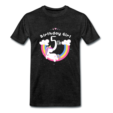 Einhörner T-Shirt - Einhorn 5. Geburtstagskind