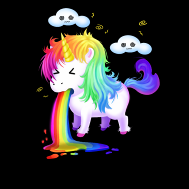 Motiv Einhorn Regenbogen Kotze Einhornliebhaber Geschenk