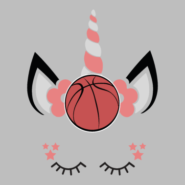 Motiv BASKETBALL EINHORN GESCHENKIDEE