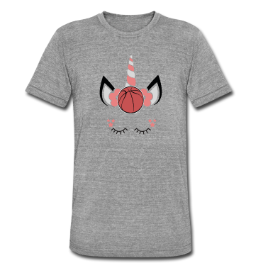 Einhörner T-Shirt - BASKETBALL EINHORN GESCHENKIDEE