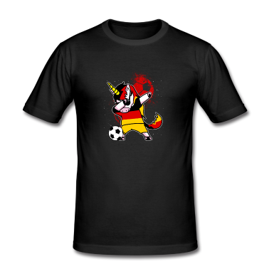 Einhörner T-Shirt - Einhorn Deutschland Fußball Nationalmannschaft