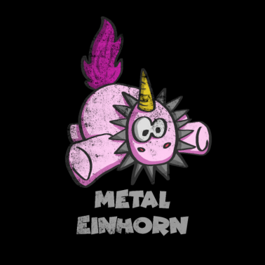 Motiv Einhorn Metal
