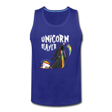 Einhörner Tank Top - Einhorn Tod Sensenmann lustig Geschenk Weihnachten
