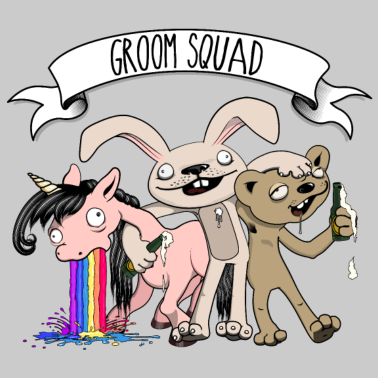 Motiv drunken groom squad