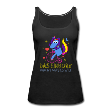 Einhörner Tank Top - DAS EINHORN MACHT WAS ES WILL GESCHENK