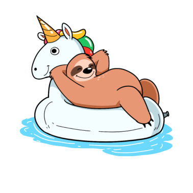 Motiv faultiereinhorn