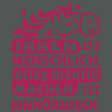 Motiv Einhorn: Irren ist menschlich