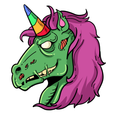 Motiv Zombieeinhorn
