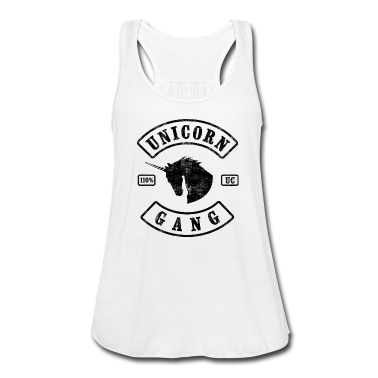 Einhörner Tank Top - EINHORN, UNICORN GANG VINTAGE USED LOOK
