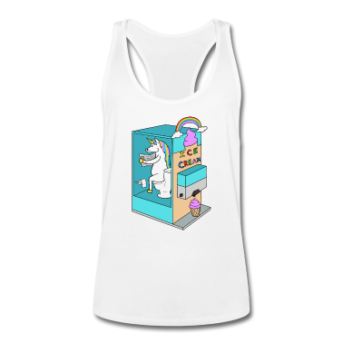 Einhörner Tank Top - Einhorn lustig süß Geschenk Eis Weihnachten