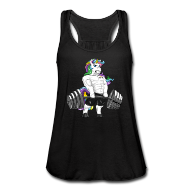 Einhörner Tank Top - Einhorn Kreuzheben Workout Bodybuilder Geschenk