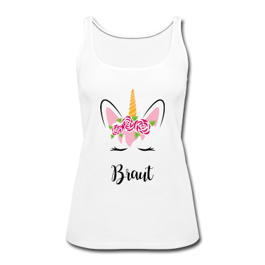 Einhörner Tank Top - Einhorn JGA Braut Hochzeit Junggesellinnenabschied