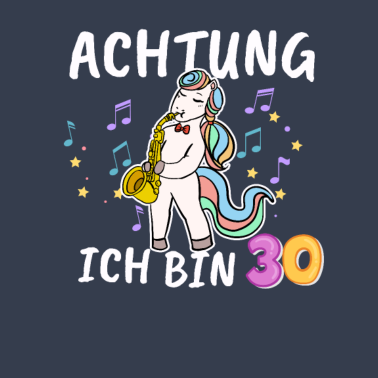 Motiv Geschenkidee Einhorn Unicorn 30 Jährige Geburtstag