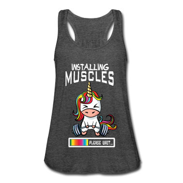Einhörner Tank Top - Installing Muscles Einhorn Bodybuilding