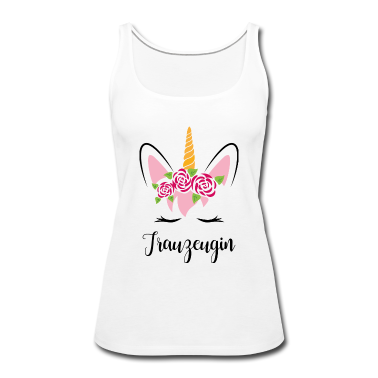 Einhörner Tank Top - Einhorn JGA Trauzeugin Hochzeit Junggesellin