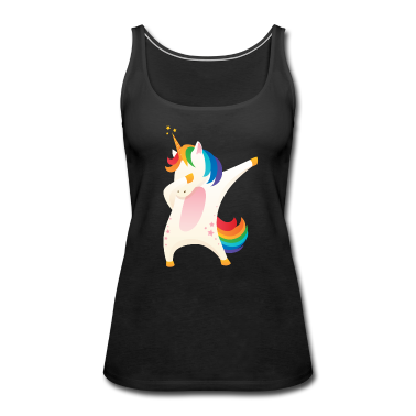 Einhörner Tank Top - Funny Unicorn Dabbing | Dab Dance