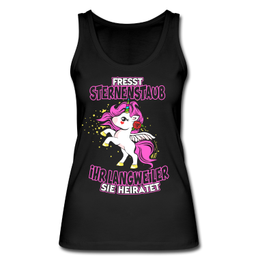 Einhörner Tank Top - Sie Heiratet Fresst Sternenstaub Einhorn Heirat