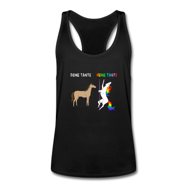 Einhörner Tank Top - Tante Pole Dance Einhorn Tanz Kunst Stange Podest