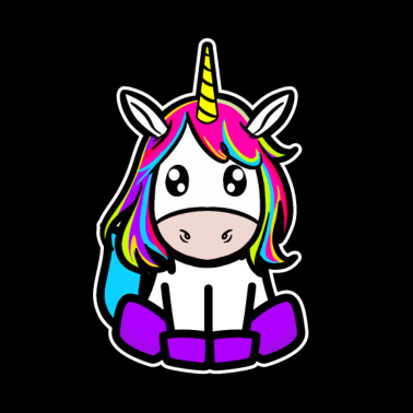 Motiv Kawaii Einhorn