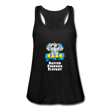 Einhörner Tank Top - Nasser Einhorn Elefant