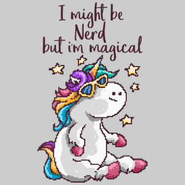 Motiv Nerd Einhorn Magie