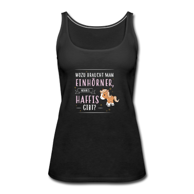 Einhörner Tank Top - Wozu Einhörner Haflinger