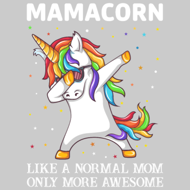 Motiv Lustiges Einhorn Motiv, Mäner, Frauen und Kinder