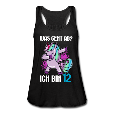 Einhörner Tank Top - 12 Jahre Alt Geschenk Kinder Dabbing Einhorn