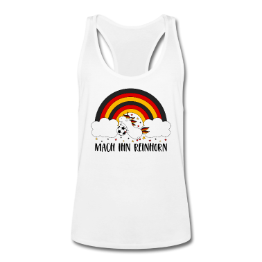 Einhörner Tank Top - Deutschland Einhorn Mach Ihn Reinhorn Fußball Ball