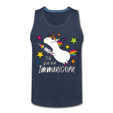 Einhörner Tank Top - Geimpft Einhorn Ich bin ein Immunicorn