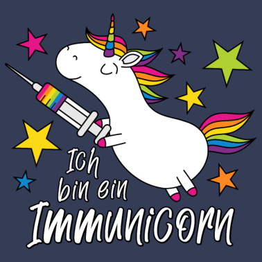 Motiv Geimpft Einhorn Ich bin ein Immunicorn