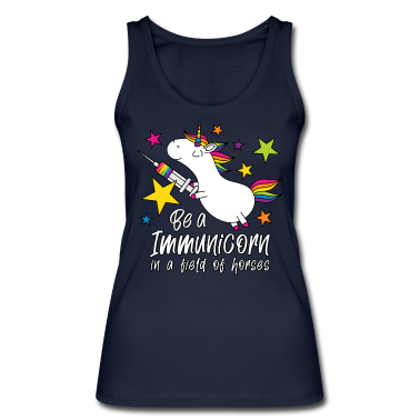 Einhörner Tank Top - Geimpft Einhorn Immunicorn