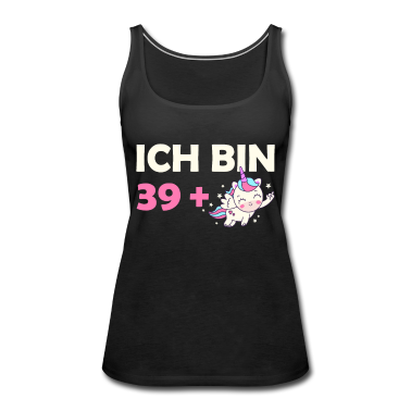 Einhörner Tank Top - Ich bin 39 Plus Geburtstag Einhorn