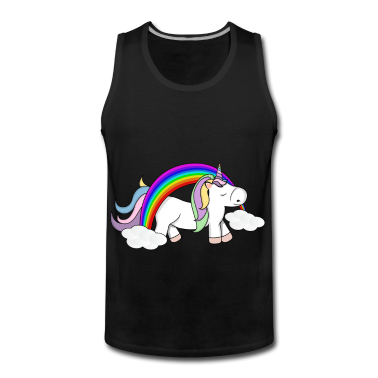 Einhörner Tank Top - Einhorn und Regenbogen