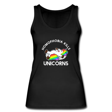 Einhörner Tank Top - Homophobia kills unicorns - LGBT Gay Pride CSD