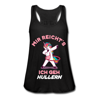 Einhörner Tank Top - Dabbendes Einhorn Hulahoop Design lustiger Spruch