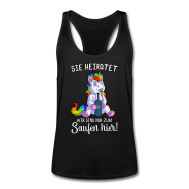 Einhörner Tank Top - JGA Junggesellenabschied Braut JGA Einhorn